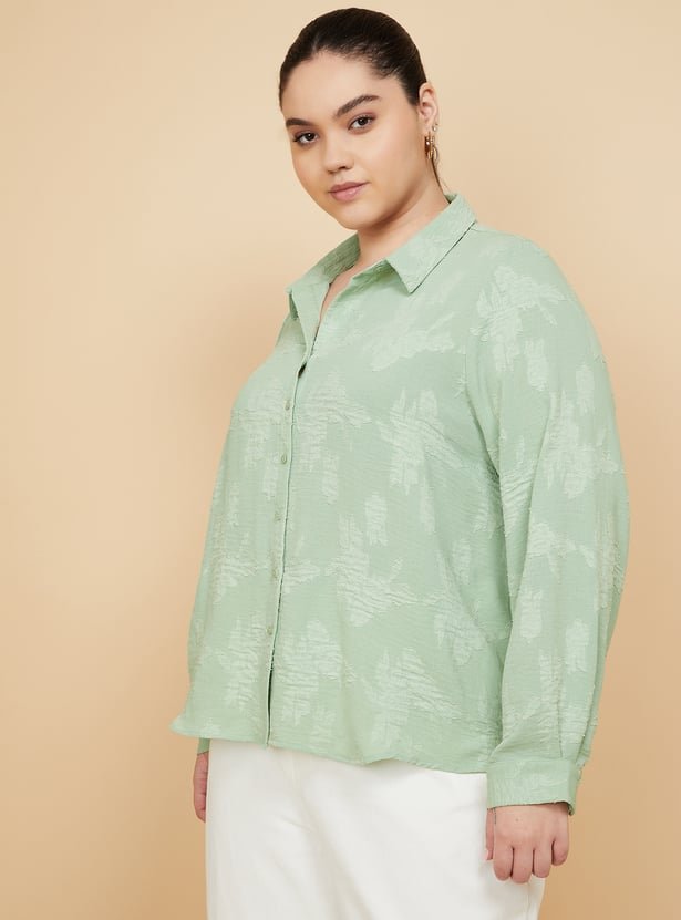 Women Jacquard Shirt - Image 3