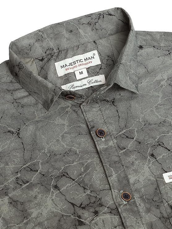 Majestic Man Printed Pure Cotton Casual Shirt - Image 3